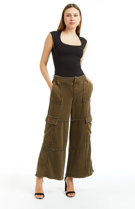 Cargo Lounge Pant - Olive