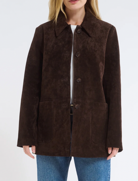 Yellowstone Jacket - Espresso Suede