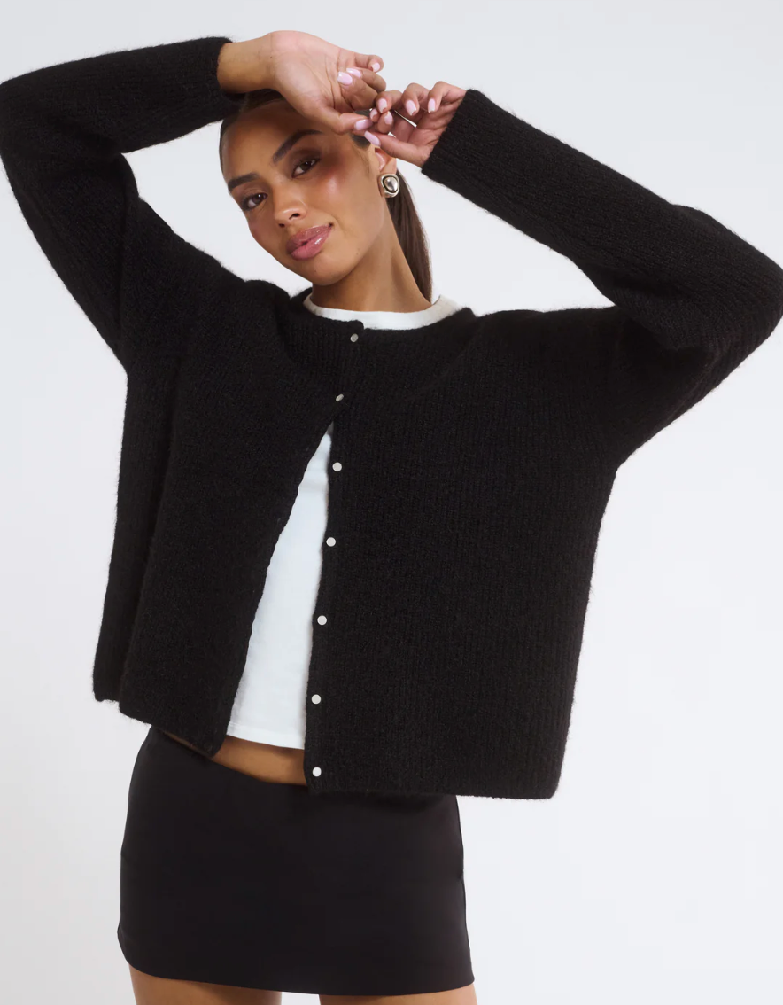 Newport Cardigan - Black