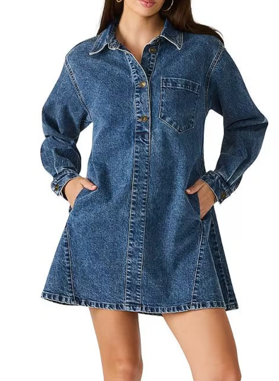 Edith Denim Dress