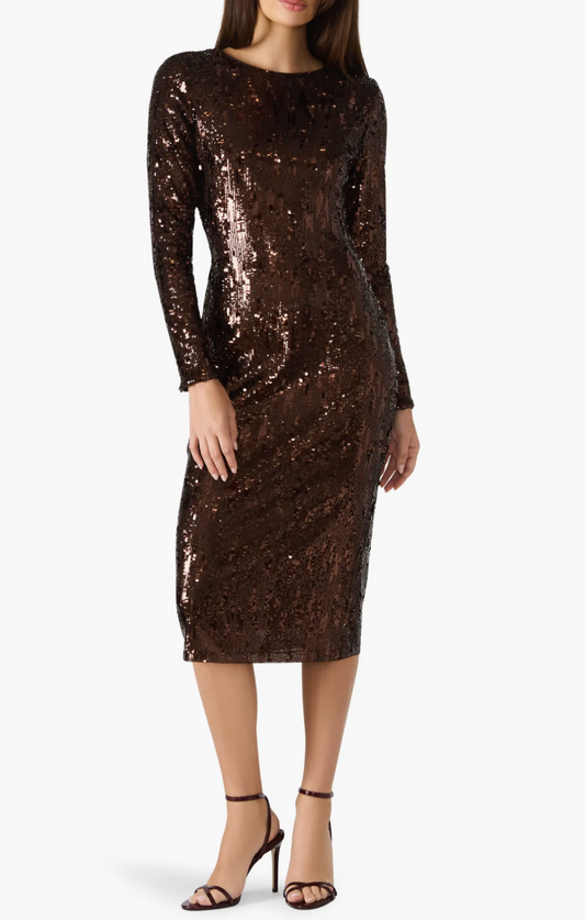 Hailee Dress - Brown