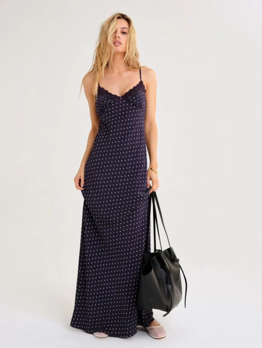 Sinatra Maxi Dress - Coastal Dot