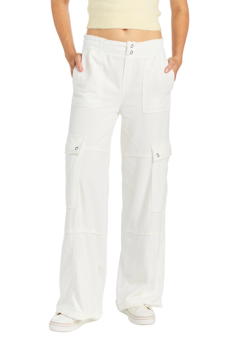 Mid Rise Cargo Lounge Pant