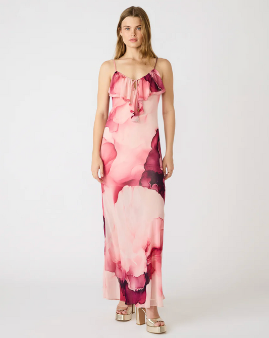 Maxinia Dress - Coral Cloud