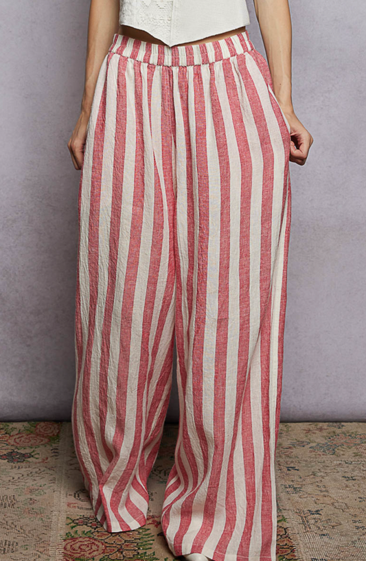 Saylor Red Stripe Pants
