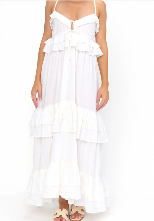 Freya Maxi Dress - White