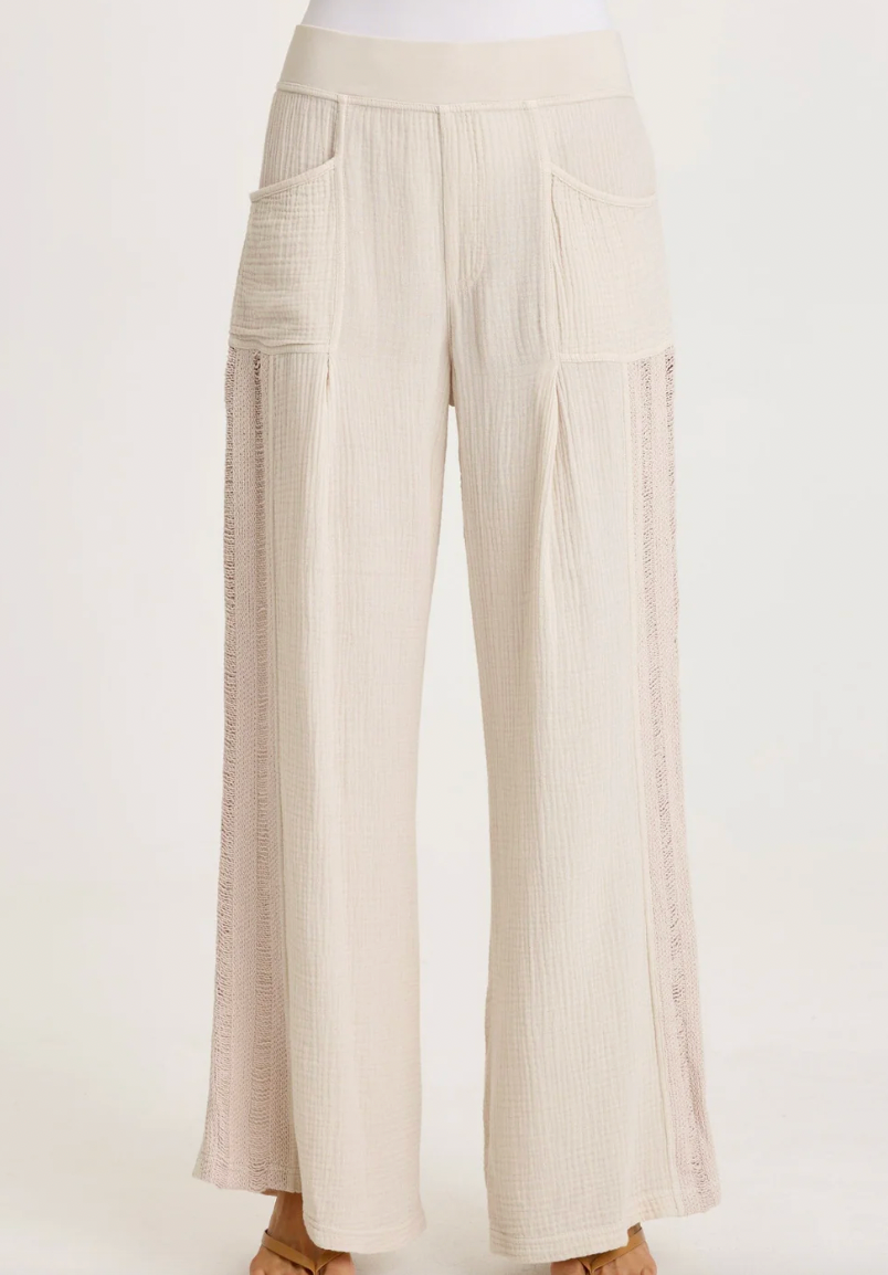 Elu Wide Leg - Silver
