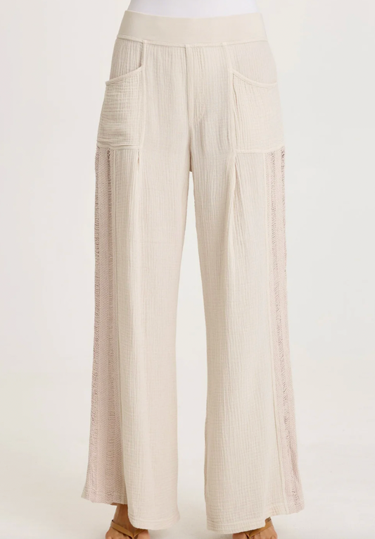 Elu Wide Leg - Silver