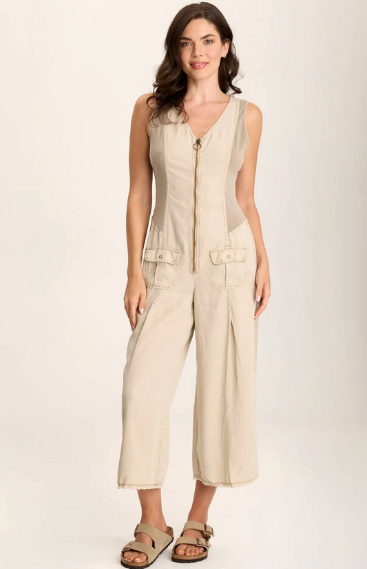 Linette Jumpsuit - Clay
