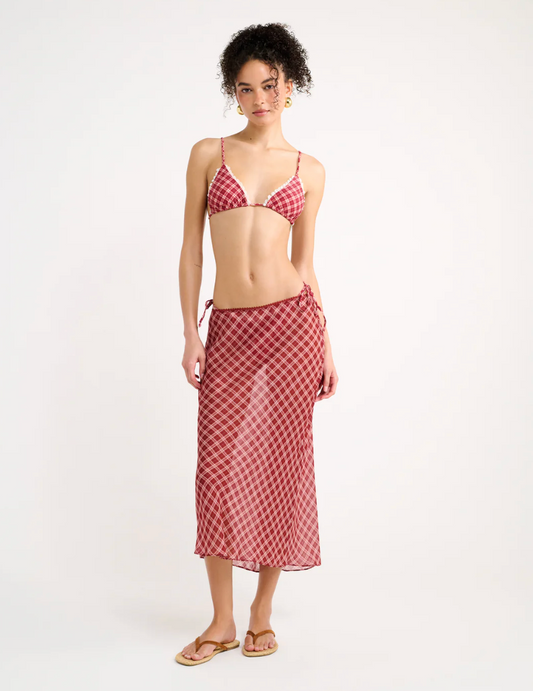 Stroll Midi Skirt - Country Check