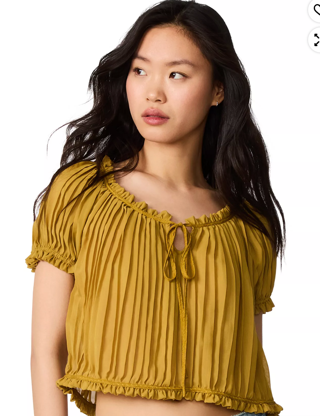 Theodora Top - Thyme Green