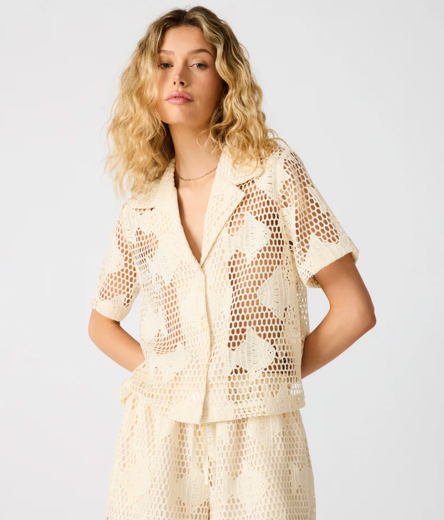 Sandra Top - FIsh Lace