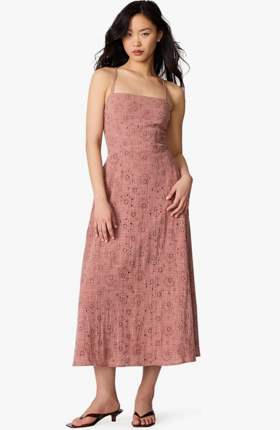 Riyan Dress - Burnt Coral