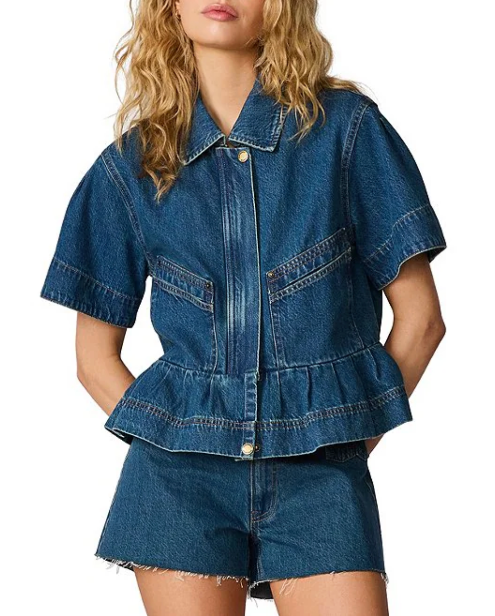 Haezel Jacket - Blue Denim