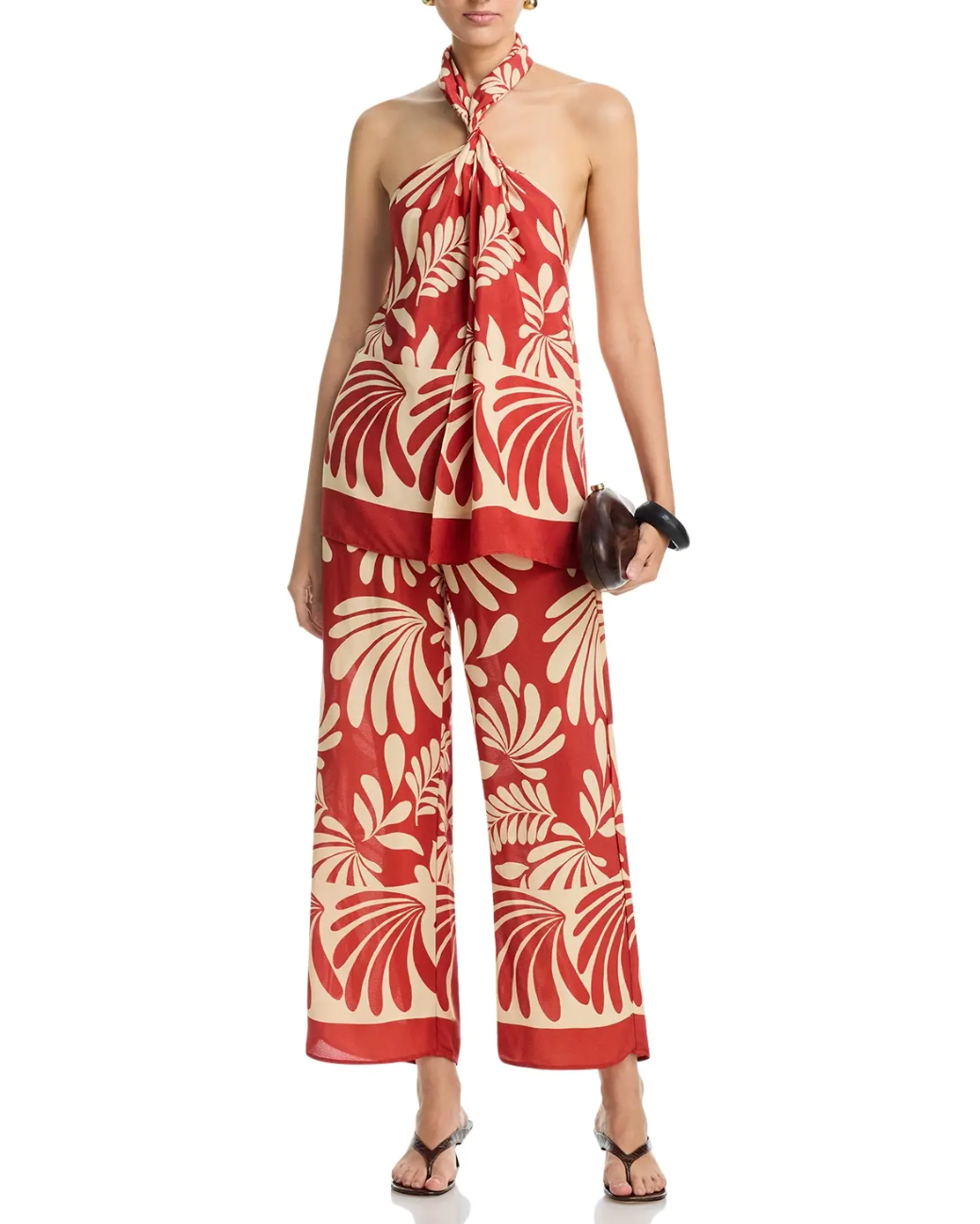 Acacia Halter Top - Red