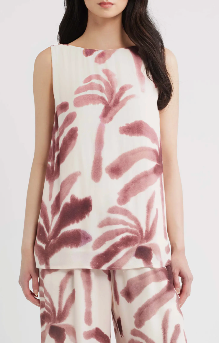 Isle Sleeveless Top - Cocoa