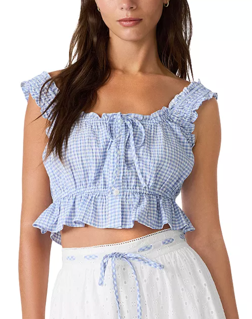 Brooklyn Top - Pale Blue
