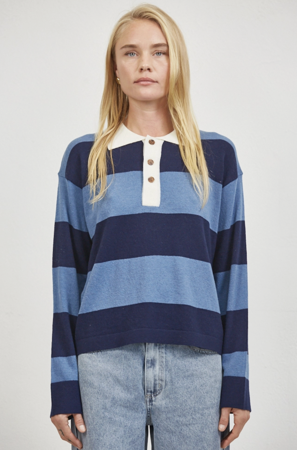 Peyton Top - Blue Stripe