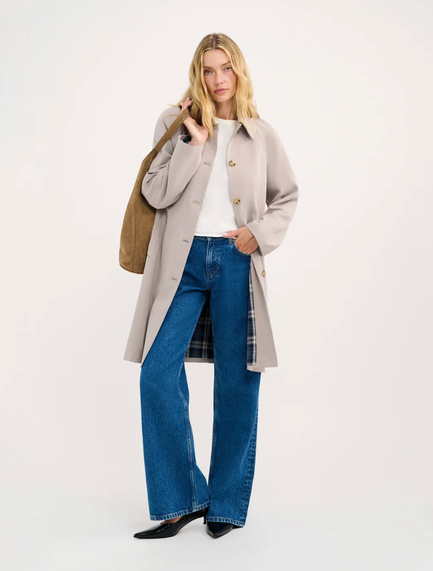 Car Coat - Oyster
