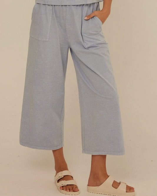 Alva Mineral Wash Capris - High Tide