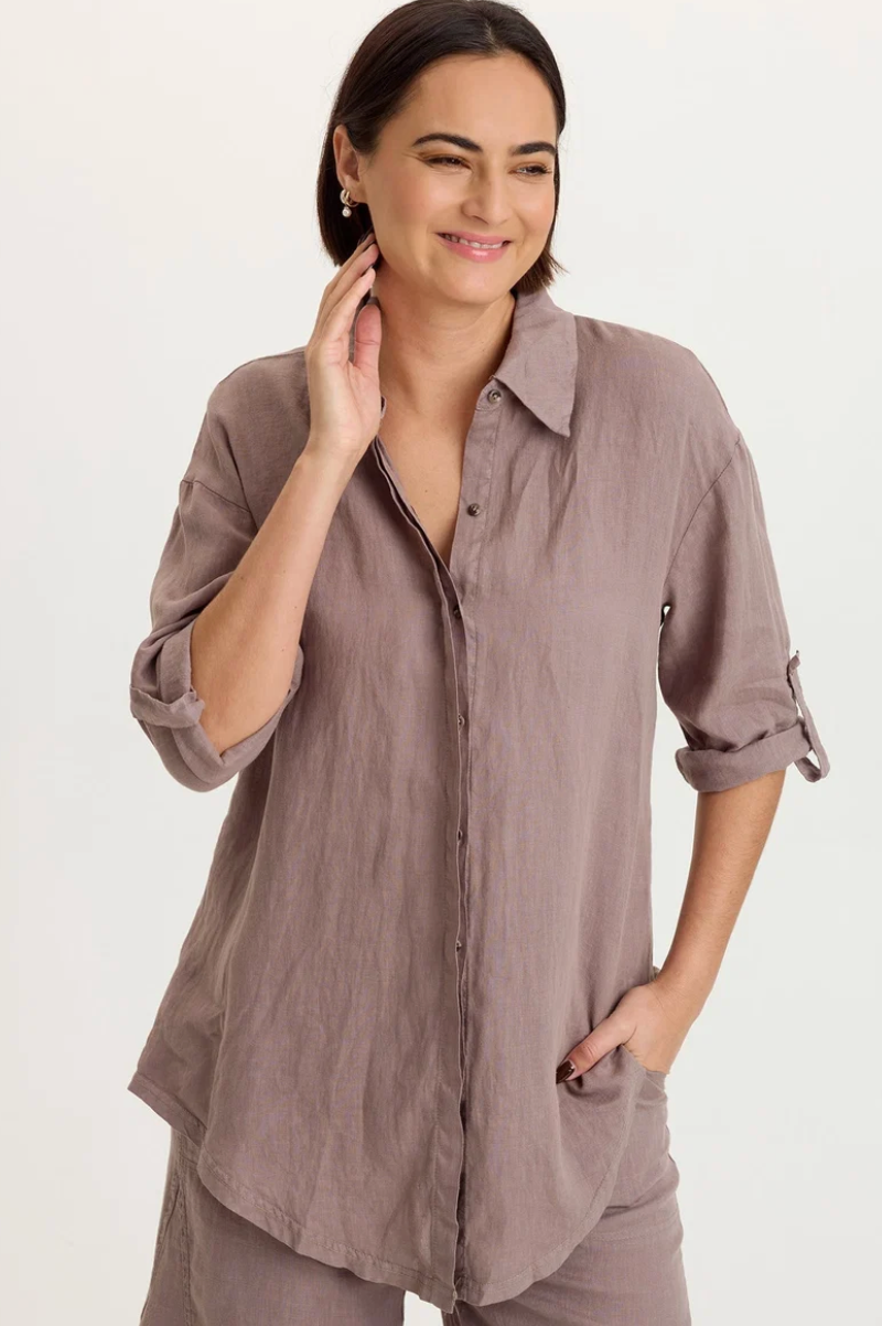 Moira Linen Top