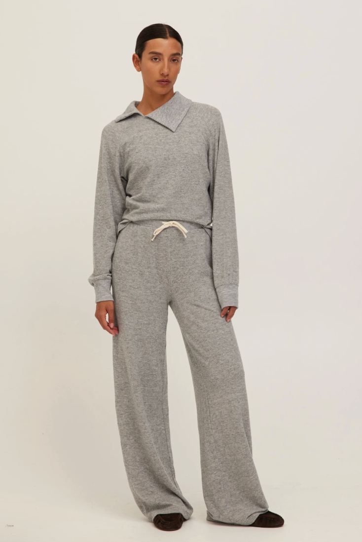 Slow Morning Pullover - Ht Grey