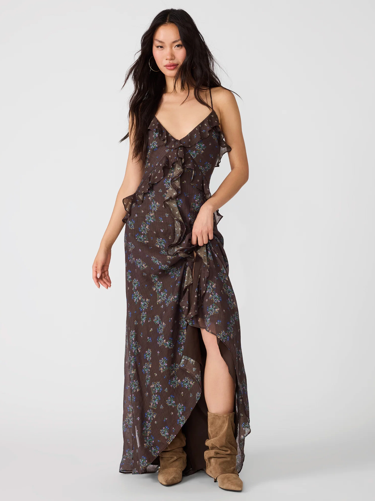 Roselyn Dress - Dark Espresso