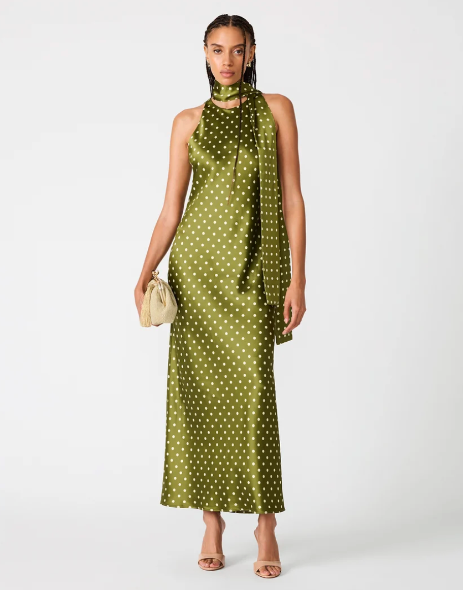 Jaiden Dress - Olive Heather