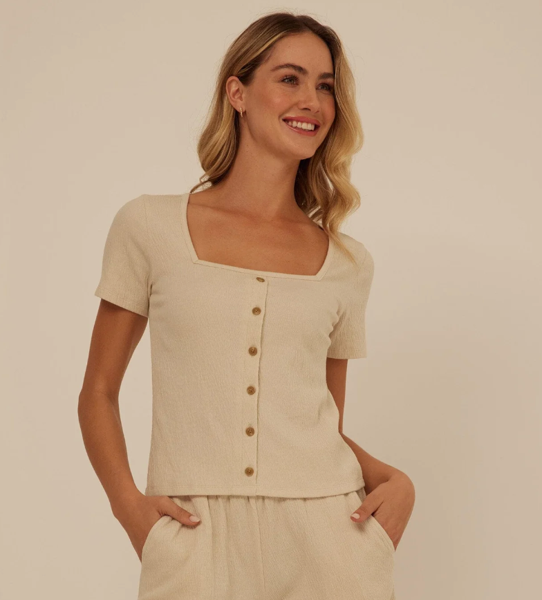 Jamila Short Sleeve - Aspen