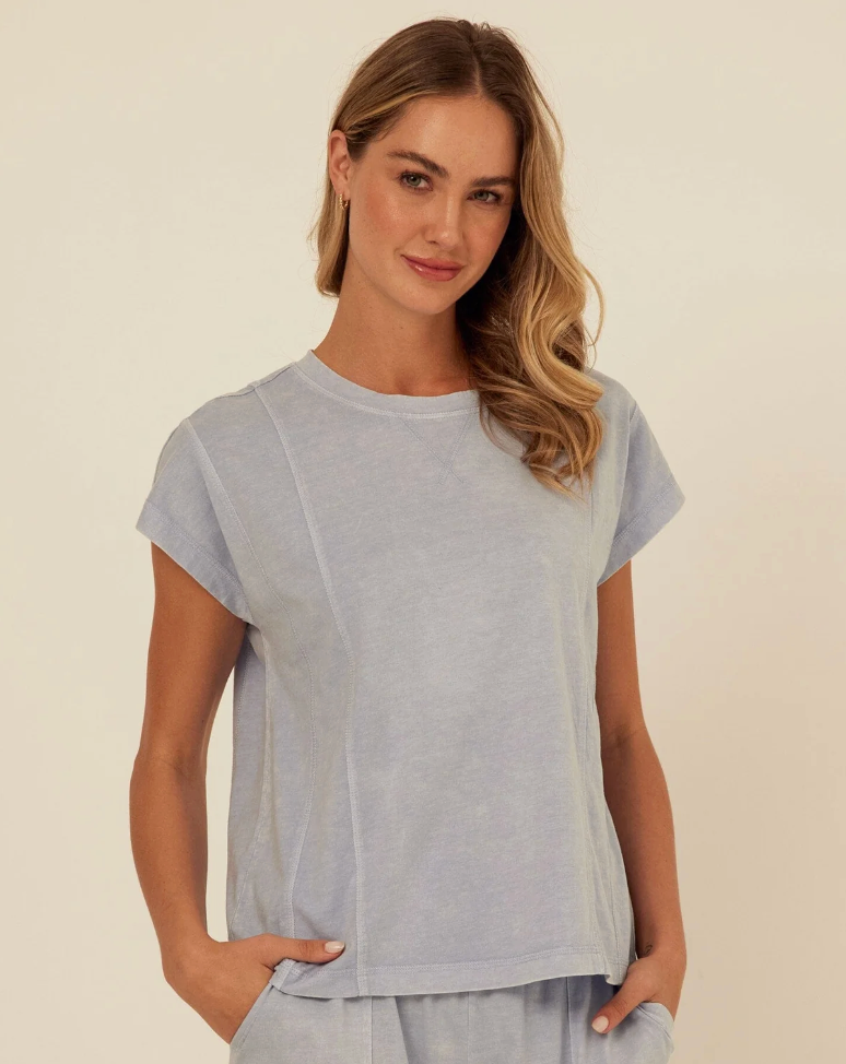 Laurie Jersey Tee - High Tide