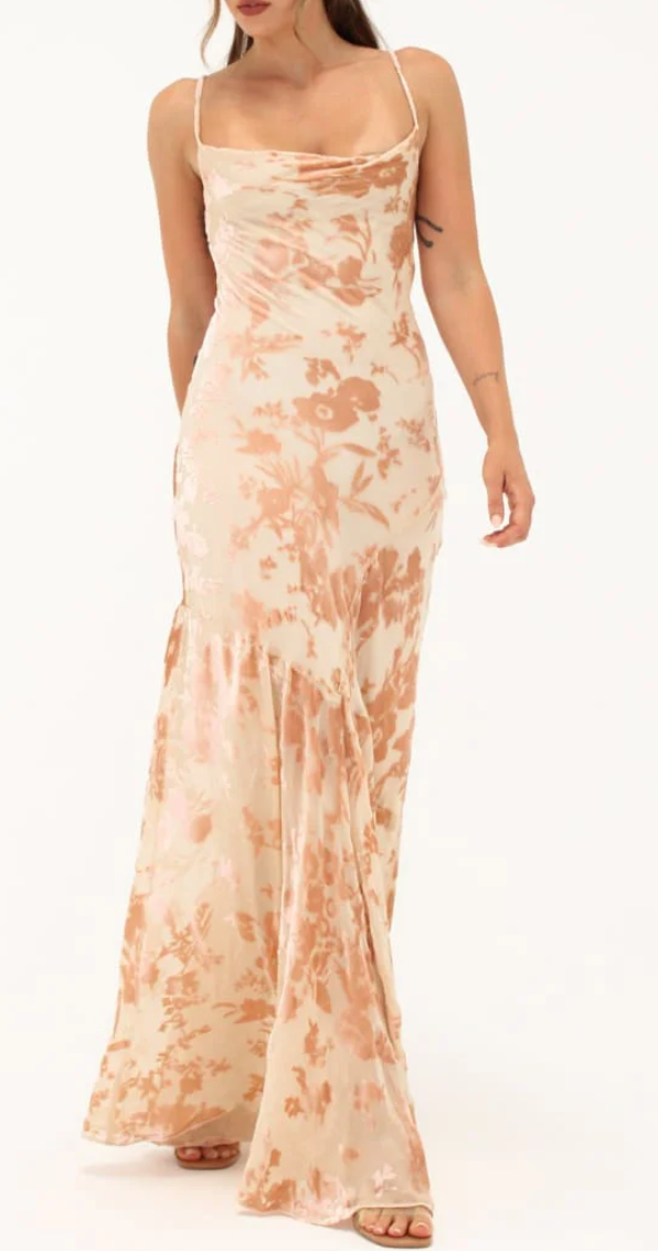 Santeria Maxi Dress - Blush