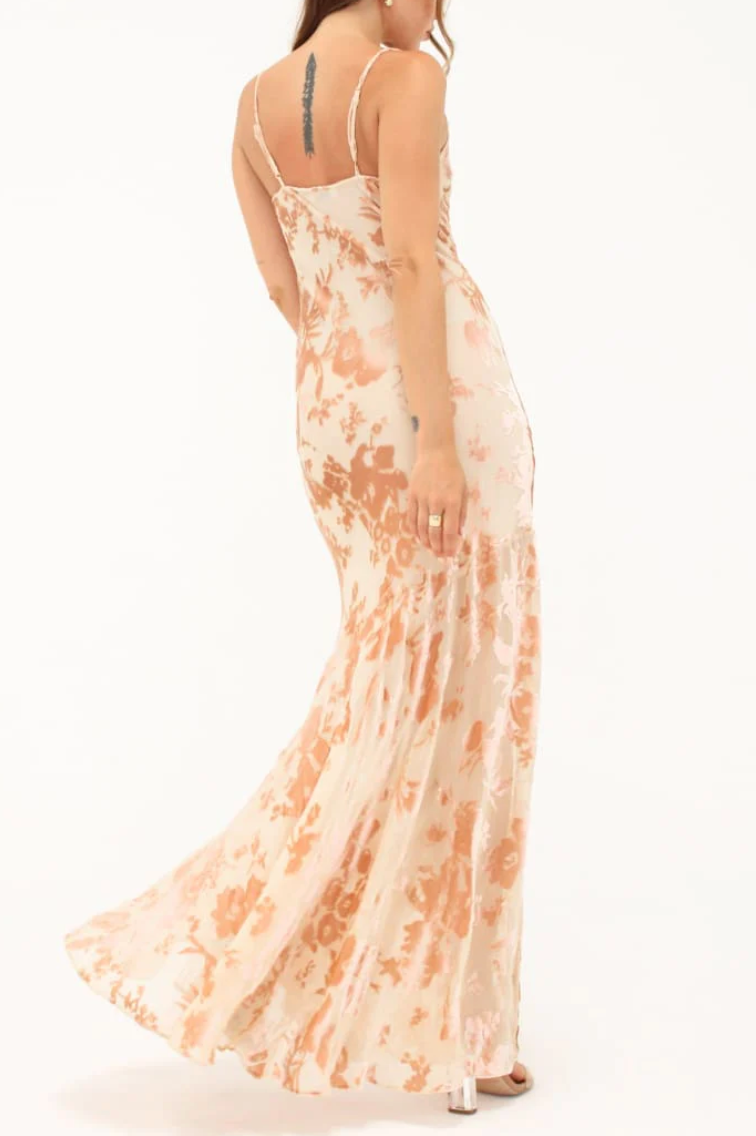 Santeria Maxi Dress - Blush