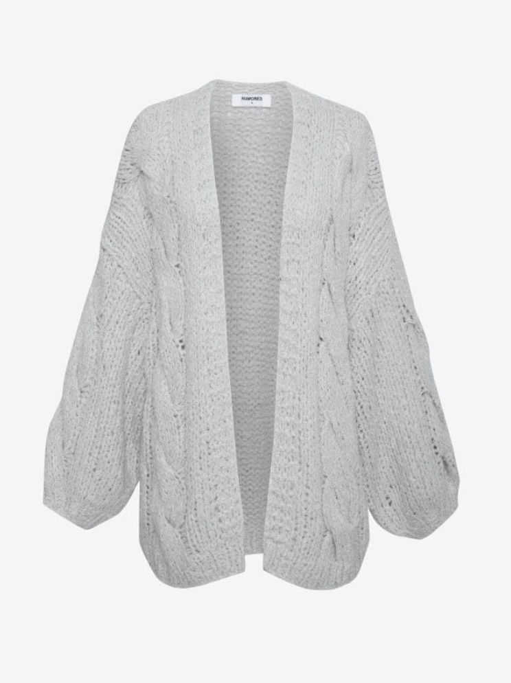 Aspen Cardigan - White Smoke