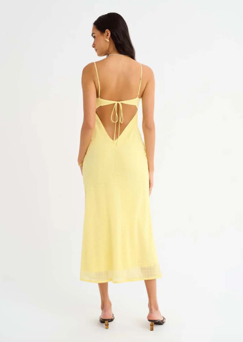 Midsummer Midi Dress - Banana
