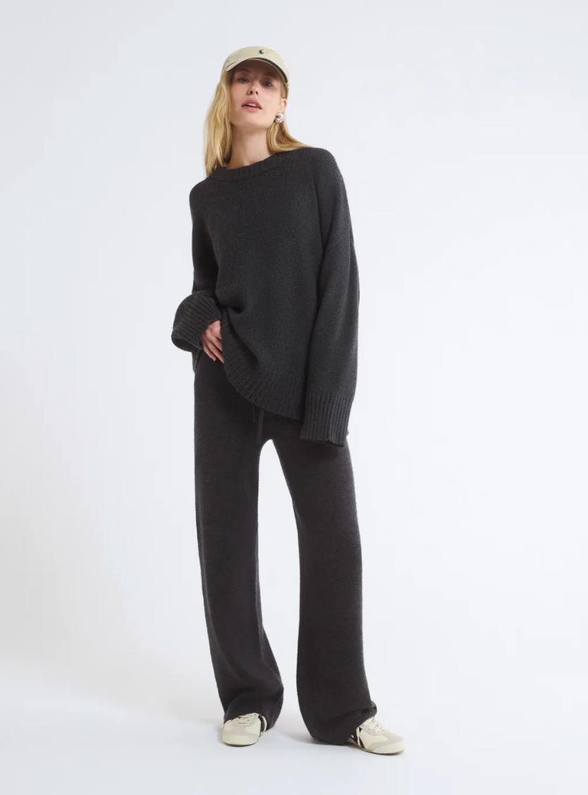 Fair Isle Pant - Black