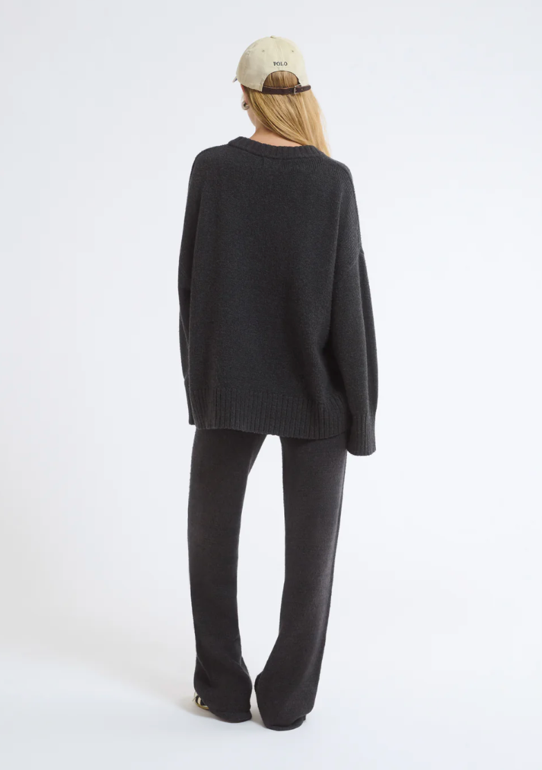 Fair Isle Pant - Black