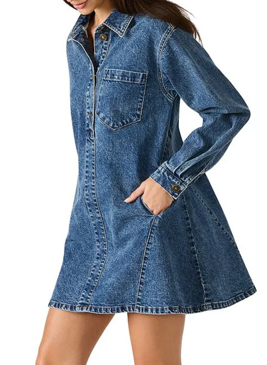 Edith Denim Dress