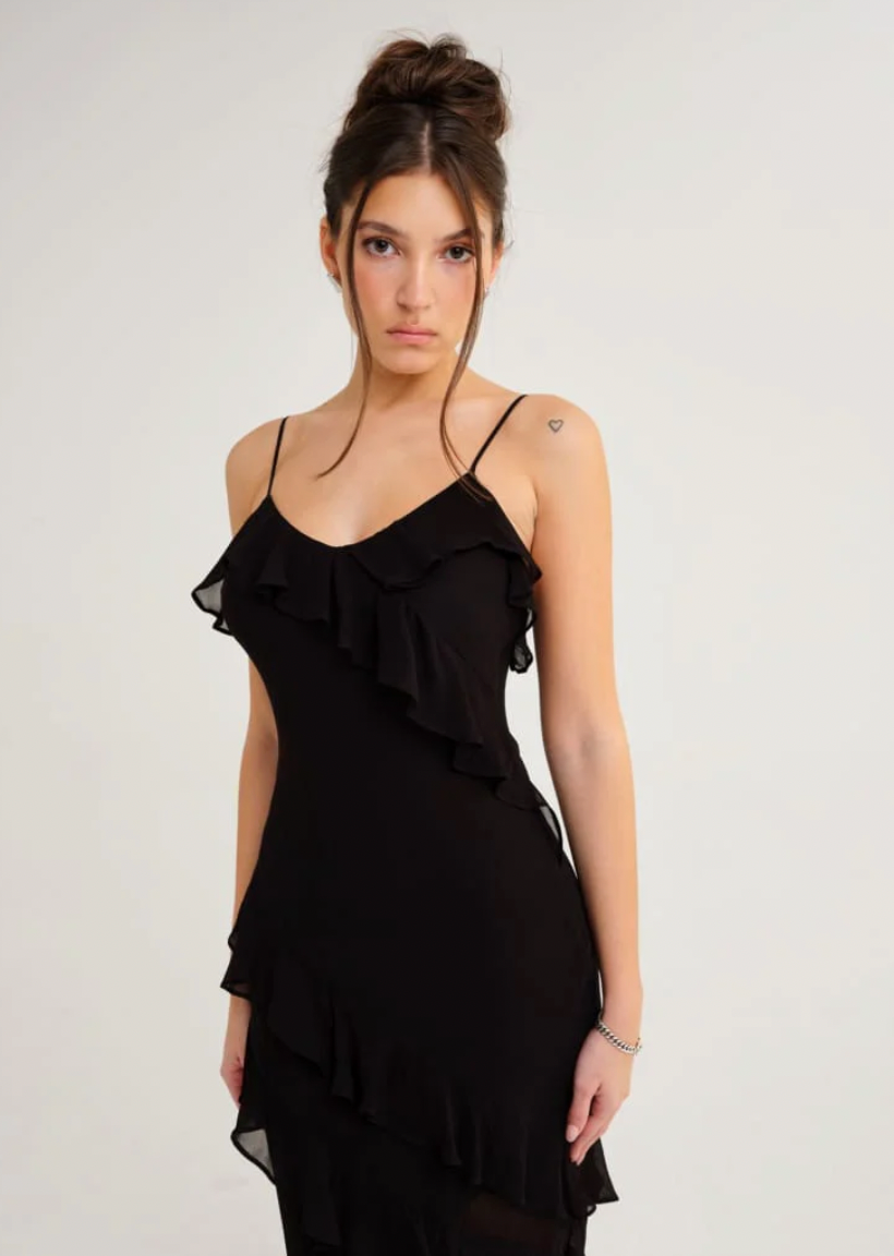 Sao Paulo Maxi Dress - Black
