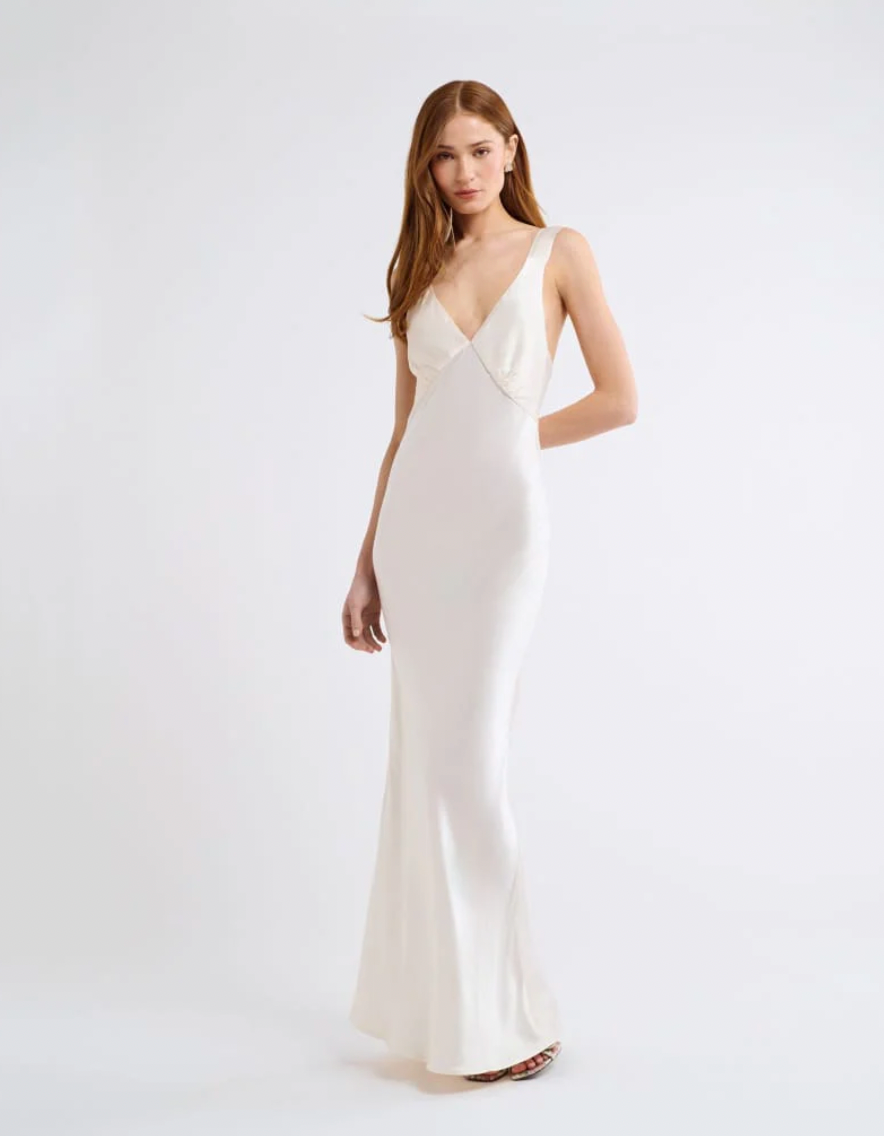 Sunset Strip Maxi Dress - Ivory
