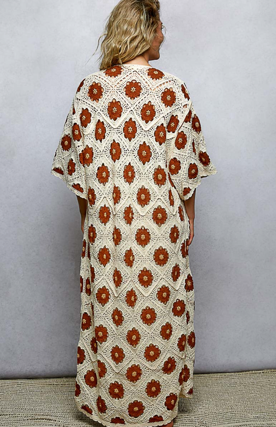 Flower Crochet Cardigan