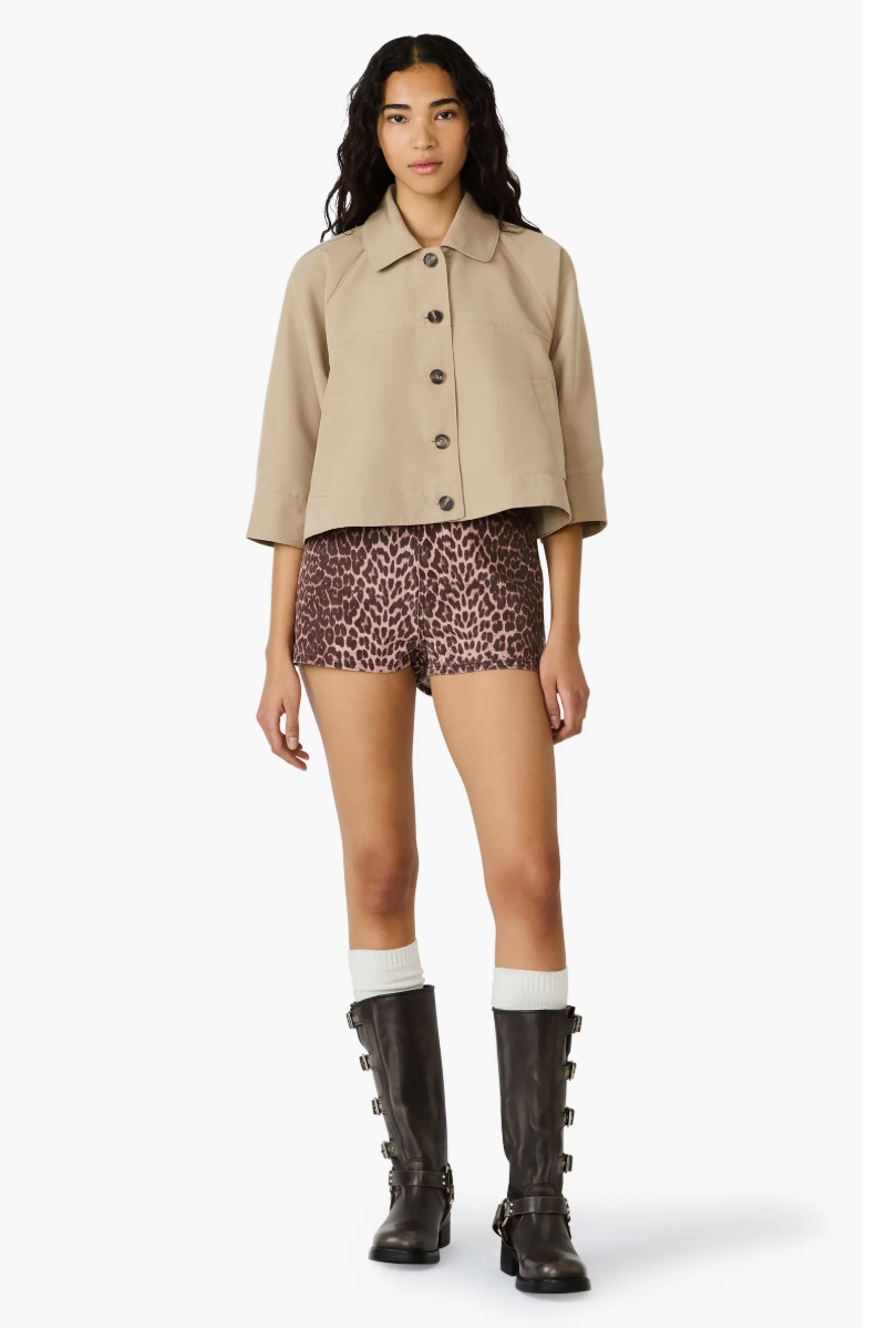 Cait Leopard Shorts