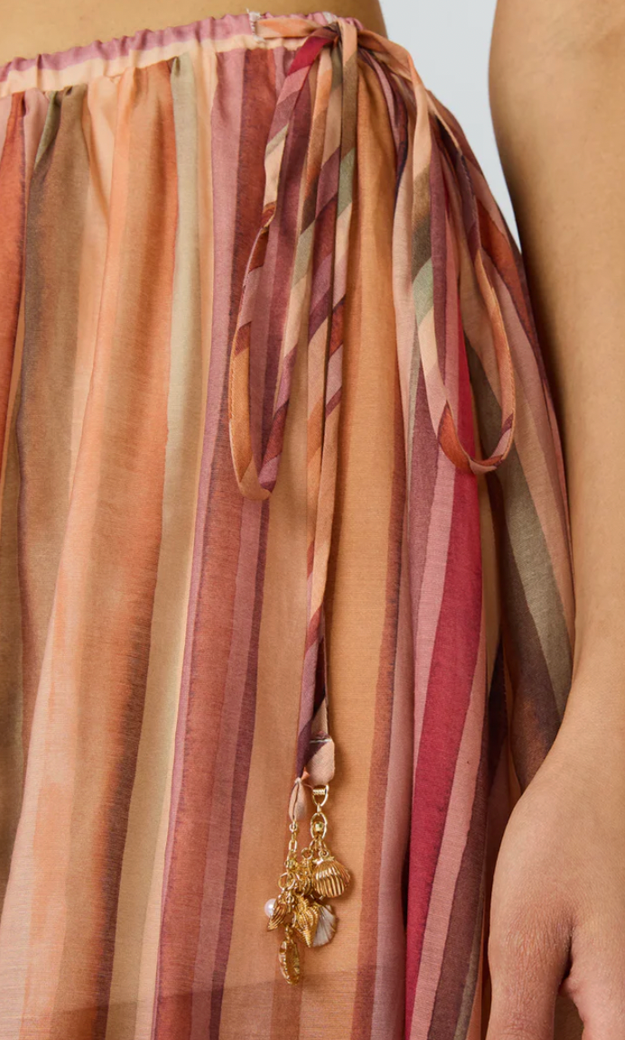 Shilloh Skirt - Multi Stripe