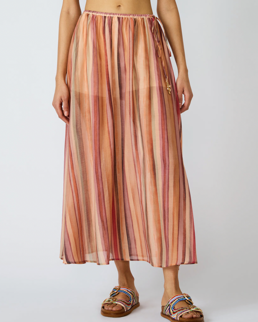 Shilloh Skirt - Multi Stripe