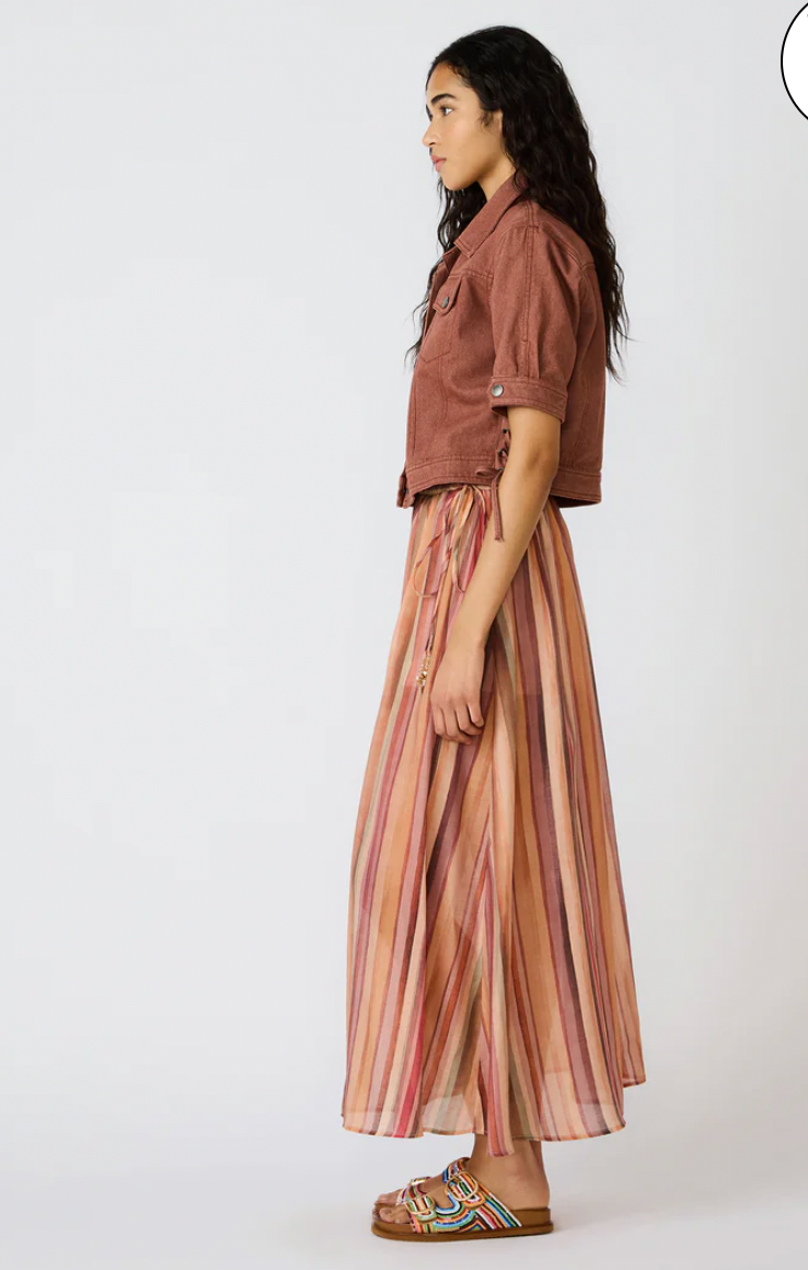Shilloh Skirt - Multi Stripe
