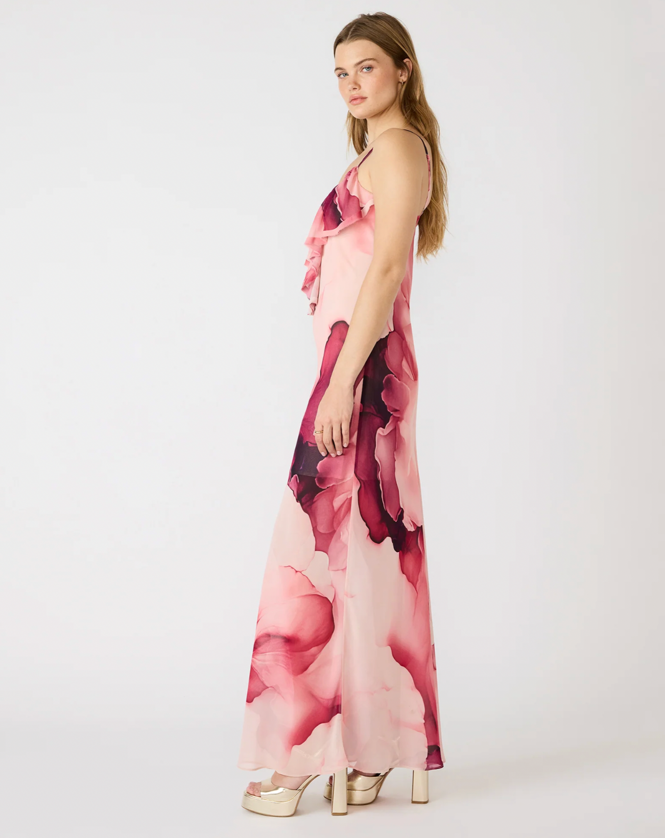 Maxinia Dress - Coral Cloud