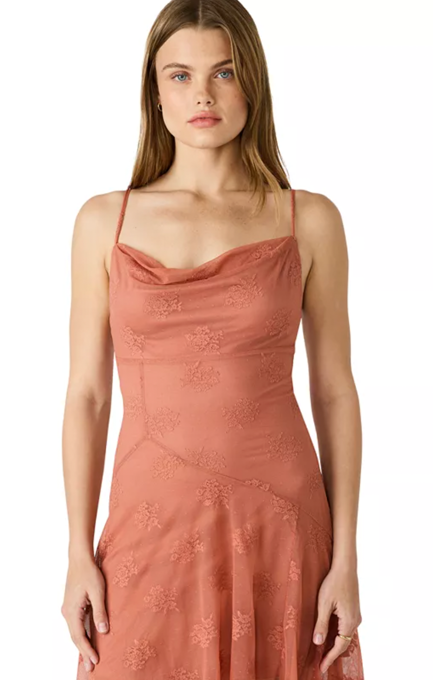 Corina Dress - Canyon Rose