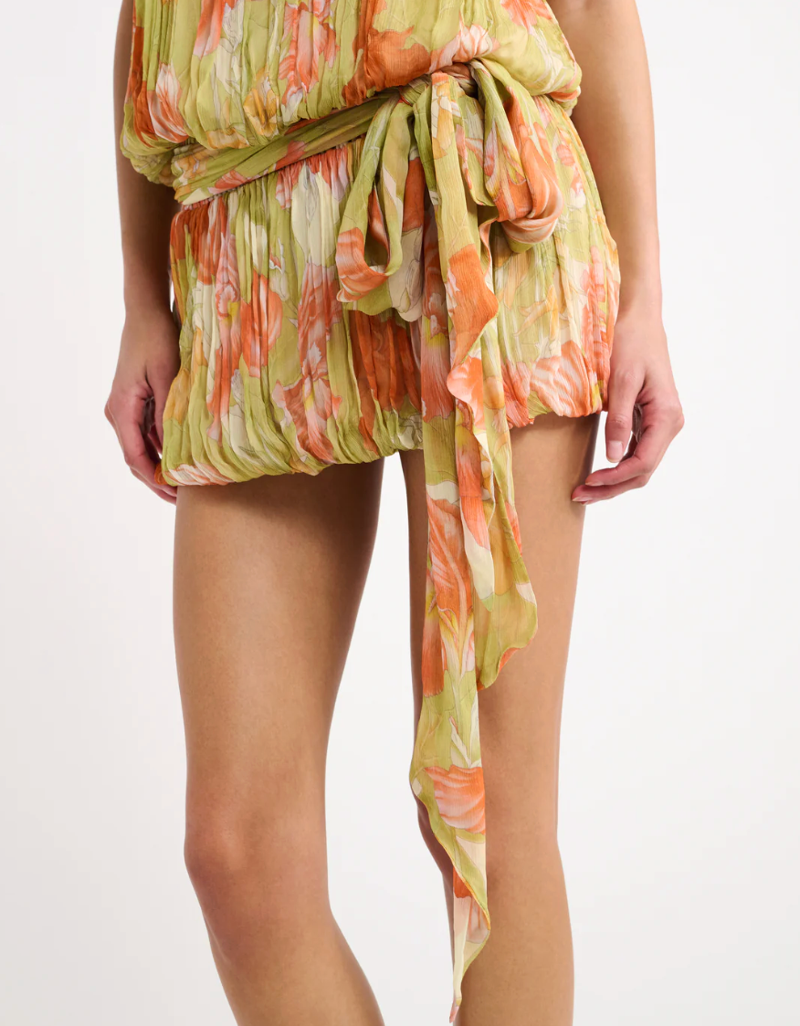 Caliente Mini Dress - Botanical Sunrise