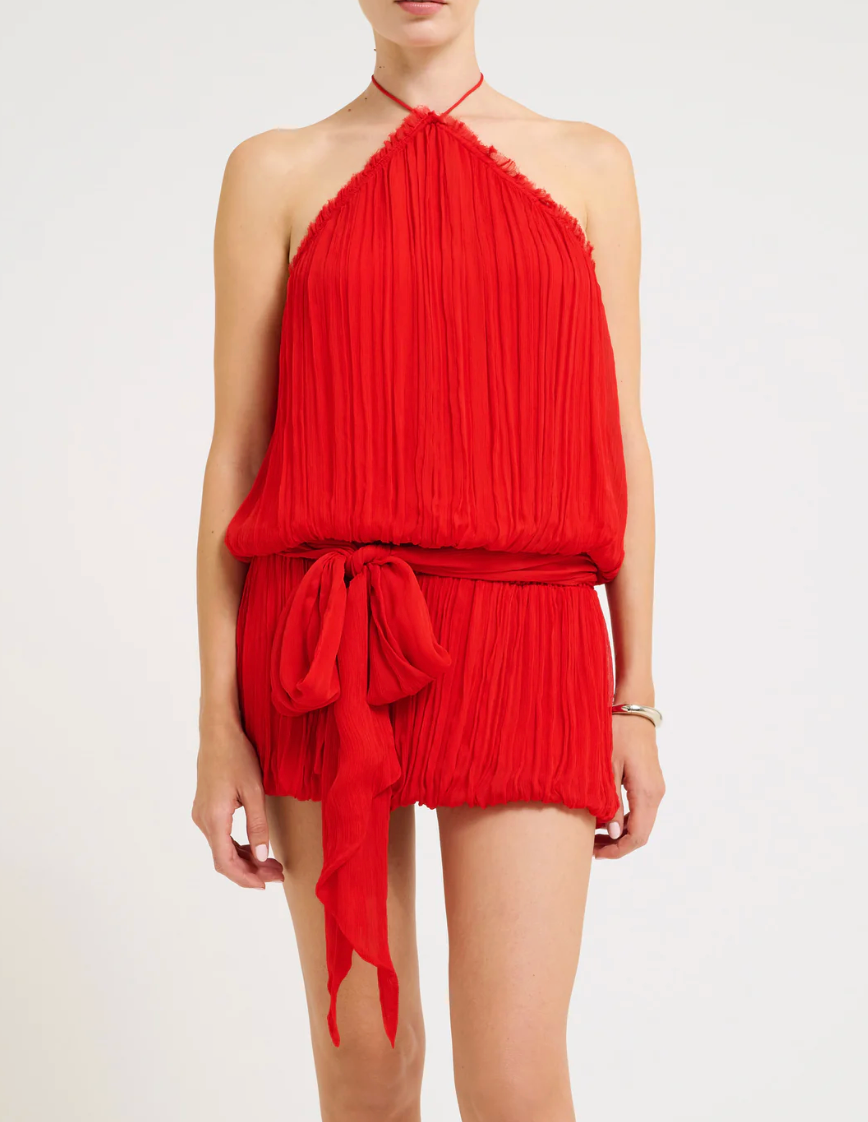 Caliente Mini Dress - Red