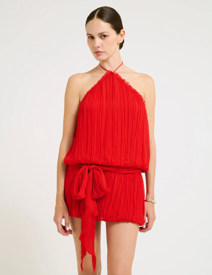 Caliente Mini Dress - Red