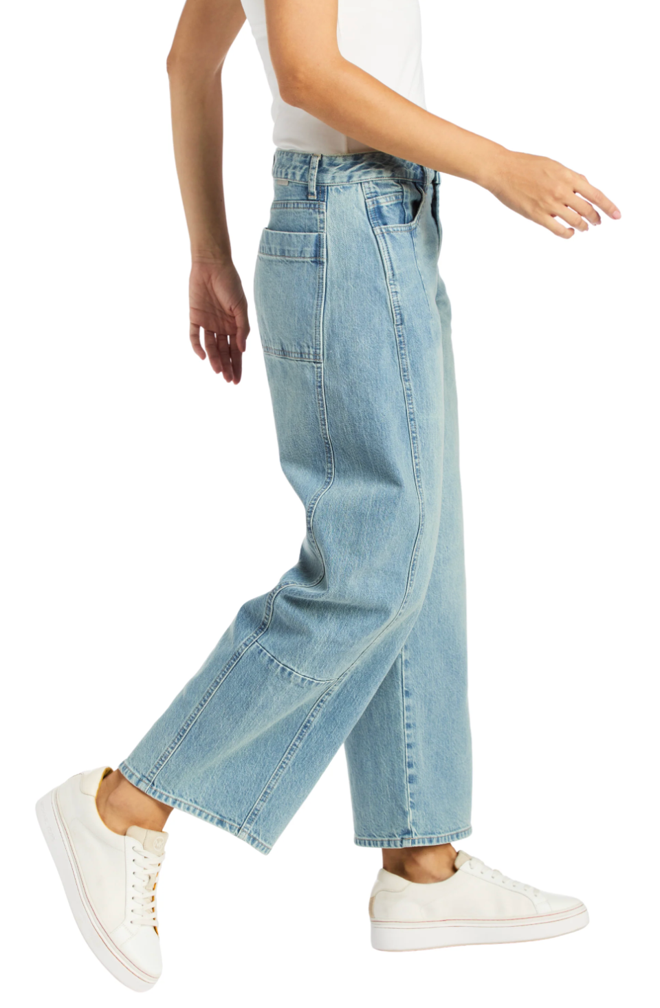 Barrel Cropped Jeans - Ind